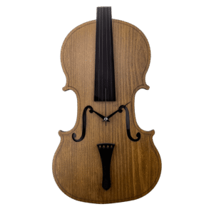 Çello Tasarımlı Duvar Saati - El Yapımı Katmanlı Müzisyen Hediyesi