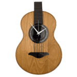 Klasik Gitar Tasarımlı Duvar Saati - Dekoratif Ahşap Saat