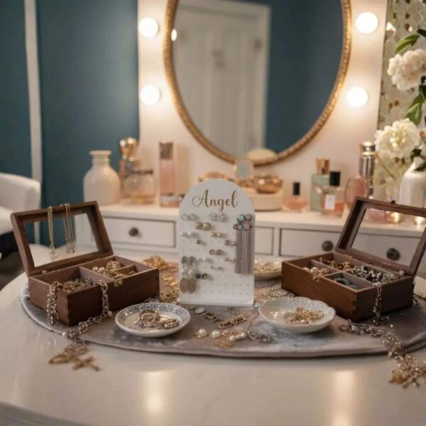 Dikey Takı Askısı - Minimalist Kolye ve Bileklik Standı