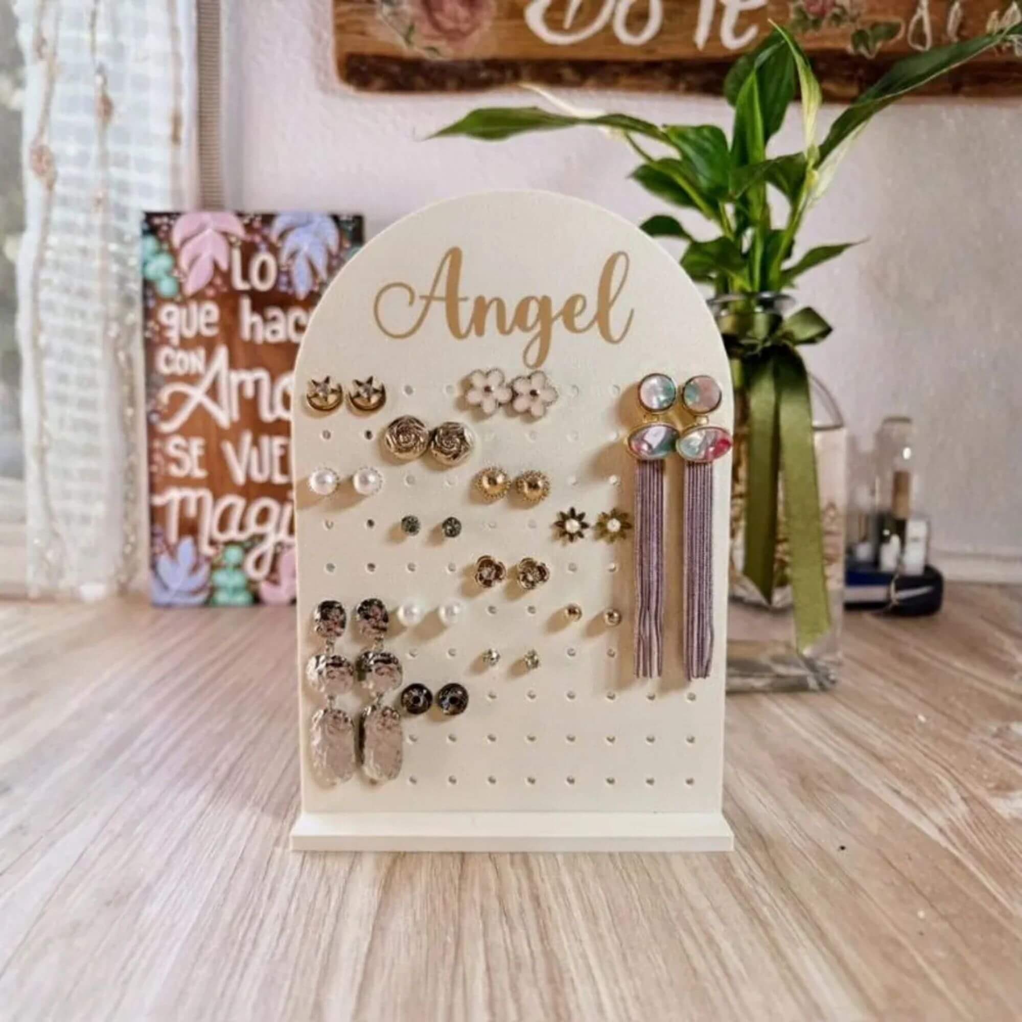 Dikey Takı Askısı - Minimalist Kolye ve Bileklik Standı