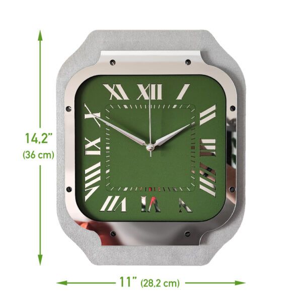 İkonik Kol Saati Tasarımlı Lüks Duvar Saati - Saatto El Yapımı